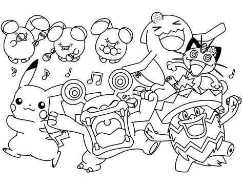 free coloring pages of pokemon|Free Pokemon coloring pages